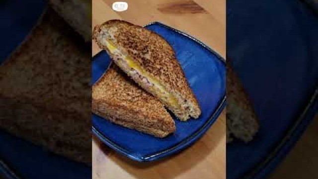 'Grilled sandwich served on a Blue Plate - Food on pottery - Pottery Malaysia -#Shorts'