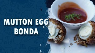 'Egg Mutton Bonda Recipe | How To Make Egg Mutton Bonda | Wirally Food'