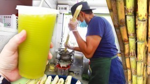 'Fresh Sugarcane Juice | Malaysia Street Food'