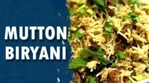 'Mutton Biryani Recipe || How to Make Mutton Biryani  || Wirally Food'