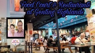 'Genting Highlands Food Court & Restaurant November 2021 Malaysian Food Street Jom Makan Street Food'