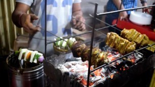 'Shahi Paneer Tikka  Indian Street Food || Street Style Paneer Tikka Sarafa  Indore'