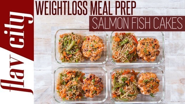 'Epic Recipes For Weight Loss Under 390 Calories - Healthy Salmon Meal Prep'
