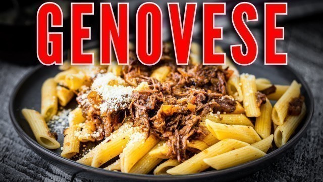 'How To Make Pasta Alla Genovese - Neapolitan Beef and Onion Pasta Sauce'