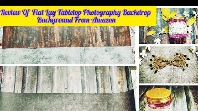 'Tabletop Photography Backdrop Background | Amazon Review | Photography Backdrop Sheets'
