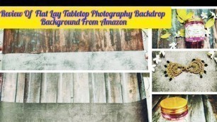 'Tabletop Photography Backdrop Background | Amazon Review | Photography Backdrop Sheets'
