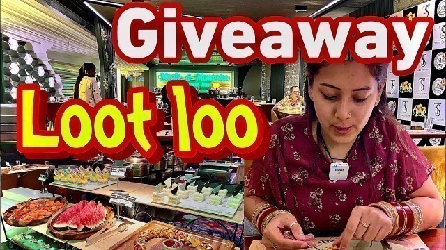 'Barbeque Buffet|Unlimited Luxurious | Town Square  Gourmet Grilled Bar | Street Food India #giveaway'