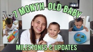 '7 months old baby milestones and updates | Philippines'