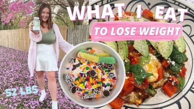 'FULL DAY OF EATING FOODS I LOVE FOR WEIGHT LOSS IN A CALORIE DEFICIT! VLOG STYLE'