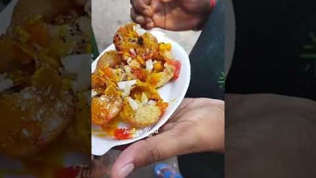 'Pani Puri | Golgappa | Fuchka | Puchka | Indian Street Food | Street Food | Golgappe | #shorts'