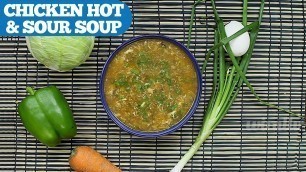 'Chicken Hot & Sour Soup Recipe || Wirally Food'