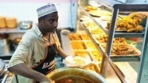 'Penang Classic Nasi Kandar Sulaiman Start at 4 a.m. Street Food Malaysia 凌晨4点的水灾印度咖喱扁担饭'