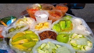 'Breakfast And Market Food In Phnom Penh Market  - Daily Fresh Foods For Sales And people activities'