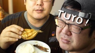 'Korean Tries (Very difficult) Filipino Food - Tuyo'
