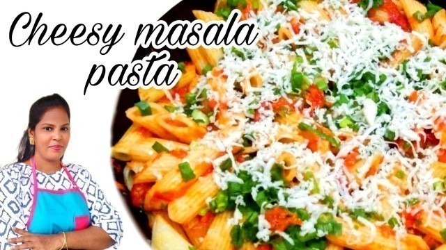 'Pasta Recipe in Tamil | How to make Pasta in Tamil | Spicy Masala Vegetable Pasta - Indian Style#63'