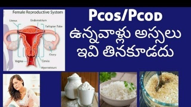 'Pcod/Pcos diet/pcod in telugu/pcos patients/weight loss chart for pcod/Pcod treatment'