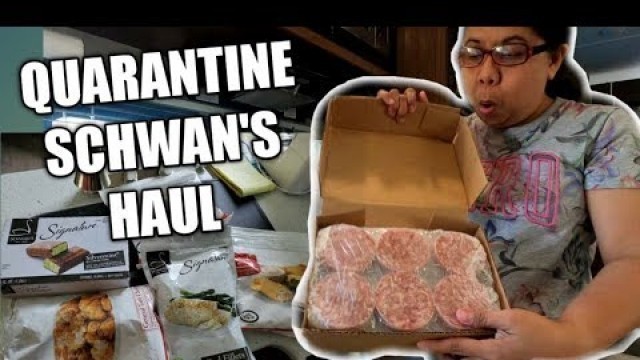 'QUARANTINE SCHWAN\'S FROZEN FOOD HAUL HOME DELIVERY'