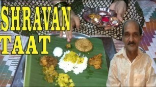'Shravan Saturday Special -Cow\'s Story & Food plate- Upvasacha Taat/Thali'
