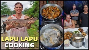 'FILIPINO COOKING LAPU LAPU - Best Sweet And Sour Fish Recipe! (Food Philippines)'