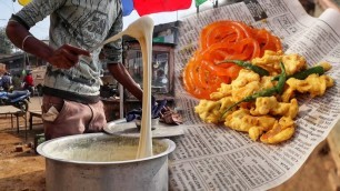 'Garma Garam Jalebi & Pakode On Street | 1kg Only 150Rs | Indian Street Food'