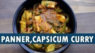 'Panner Capsicum Curry | Paneer Capsicum Curry Recipe in Telugu | Wirally Food'