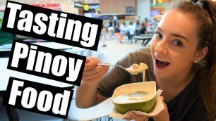 'BRITISH GIRL TRYING FILIPINO FOOD #1 (Sophie\'s Journey)'