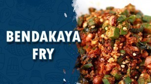 'Bendakaya Fry/ Vepudu | Okra Fry Recipe | Wirally Food'