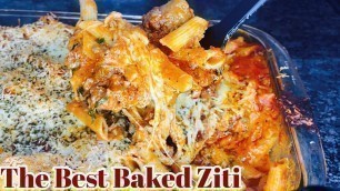 'THE BEST BAKED ZITI EVER | Easy Pasta Casserole Recipe'