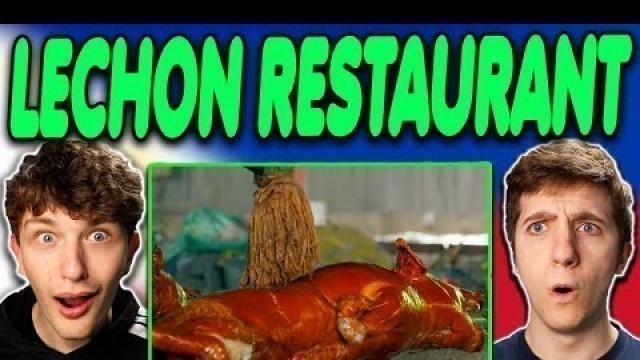 'Americans React to Best Lechon in Cebu | Philippines Food Reaction! (Best Ever Food Review Show)'