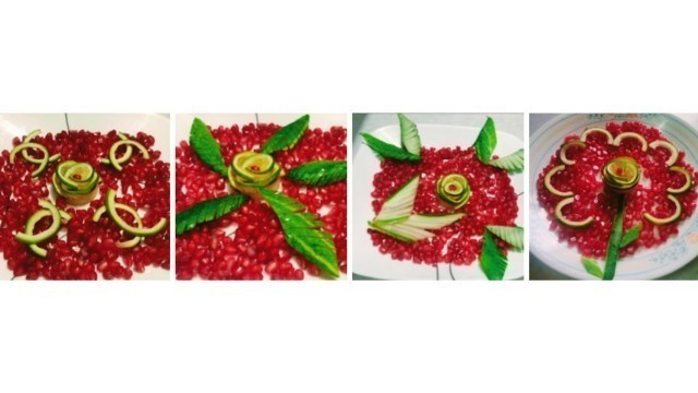 'salad decoration ideas | fruits decoration ideas |  creative decoration ideas | food art plate ideas'