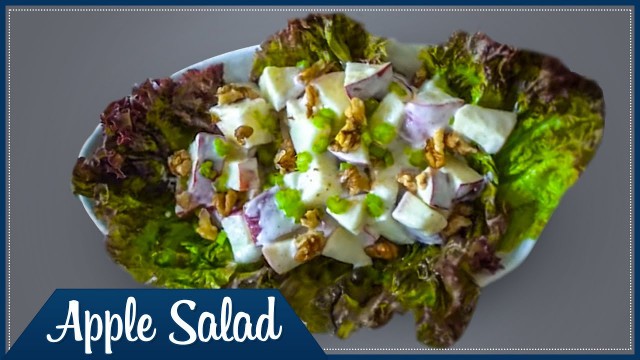 'Apple Salad Recipe || Summer Special Recipe || ఆపిల్ సలాడ్ ||  Wirally Food'