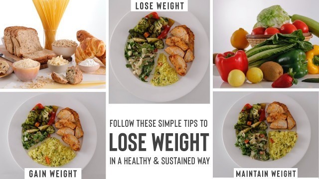 'Plate Management for Weight Management | How To Eat Right For Your Weight Goals'