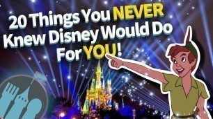 '20 Things You Never Knew Disney Would Do for You'