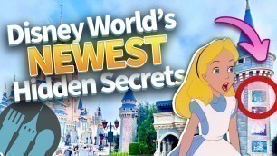 'Disney World’s NEWEST Hidden Secrets'