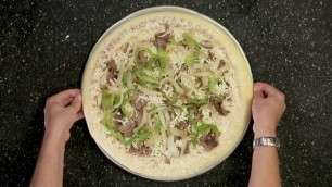 'Schwan\'s Chef Collective: Philly Cheese Steak Pizza'