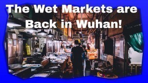 'COVID19 Wuhan Pandemic - The Wet Markets are Open in Wuhan!'