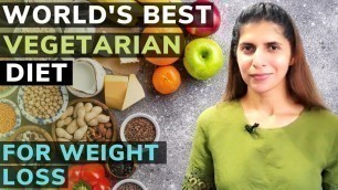 'World\'s Best Vegetarian Diet Plan for Weight Loss |  Balance Food Nutrition | High Protein | Hindi'