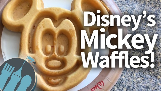'Disney\'s Mickey Waffles!!'