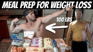 'How I Weekly Meal Prep For Weight Loss | Fat Loss Meal Prep Ideas'