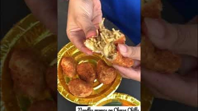 'Noodles Momos | Cheese Chilly Momos | Ludhiana Best Food | Momos| Street Food | India|Chinese   food'