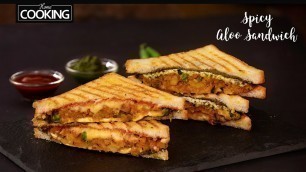 'Spicy Aloo Sandwich | Potato Cheese Sandwich | Easy Breakfast Recipes | Kids Snacks Recipes'