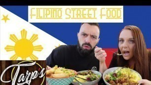 'Trying Filipino Food For The First Time - Lechon Kawali, Chicken Adobo, Pork Sisig, Lumpia & More'