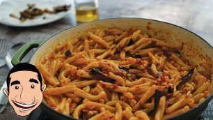 'Pasta Alla Norma | Sicilian Eggplant Pasta Recipe | Italian Eggplant Recipe'