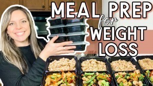 'EASY MEAL PREP FOR WEIGHT LOSS | QUICK & EASY RECIPE IDEAS!'