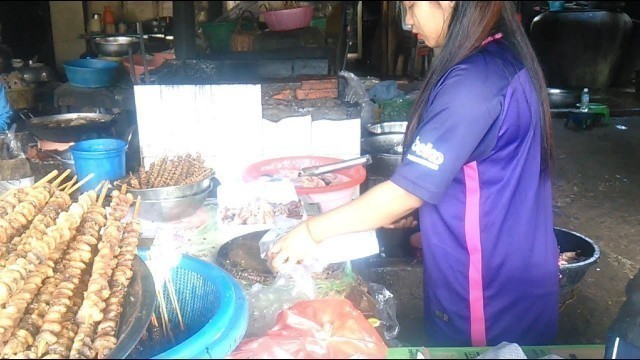 'Street Food | Beautiful Girl Cooking, village food factory, Cambodian Food Tours, Asian Street Food'