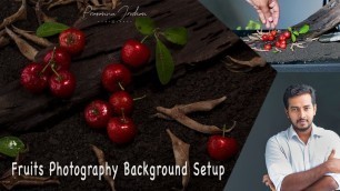 'Fruits Photography Background Setup'