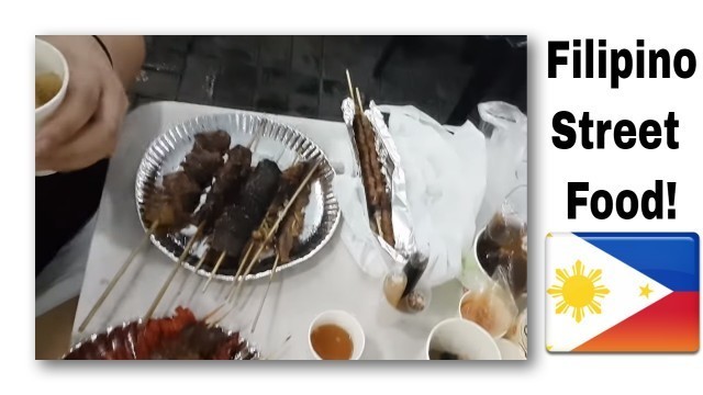 'American tries Filipino street food, Reactions are PRICELESS!! - My #Kwento'