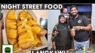 'Night Street Food Tour of Malaysia with Veggiepaaji | Fried Ice Cream, Milo, Durian Bites & More'