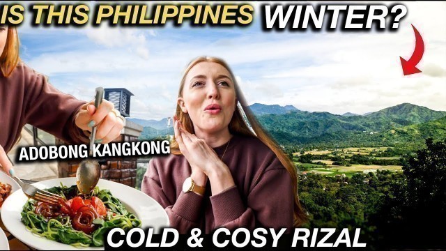 'Eating Filipino Mountain Food in Sweaters! Why is it SO COLD?'