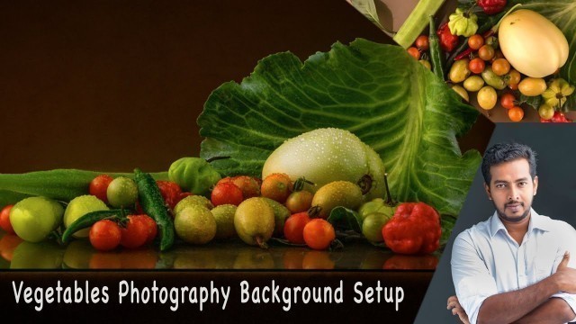 'Vegetables Photography Background Setup'